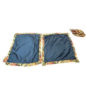 Pier 1 Imports Vibrant Paisley Set Of Navy Paisley Euro Pillow Cases